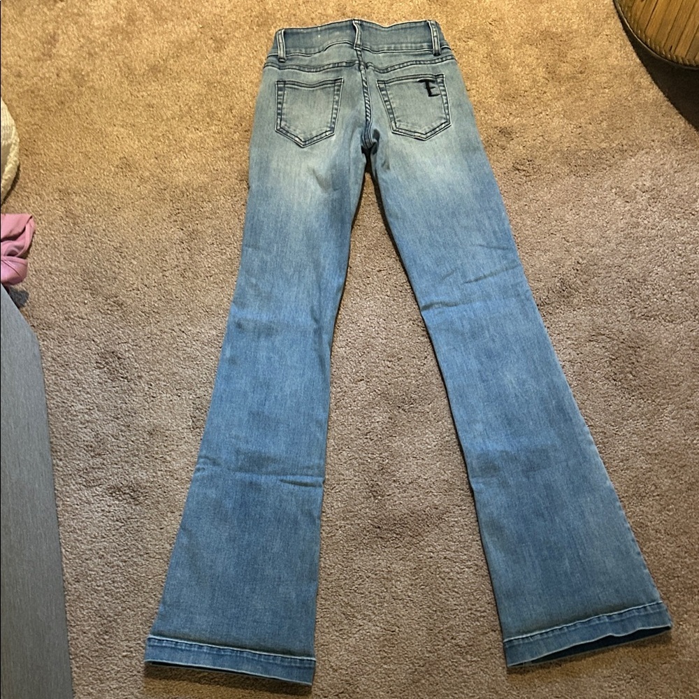 Stylish Blue Flare Women's Jeans